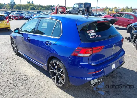 2022 Volkswagen Golf R 2.0T из США, поврежденный, VIN WVWFB7CD5NW120568